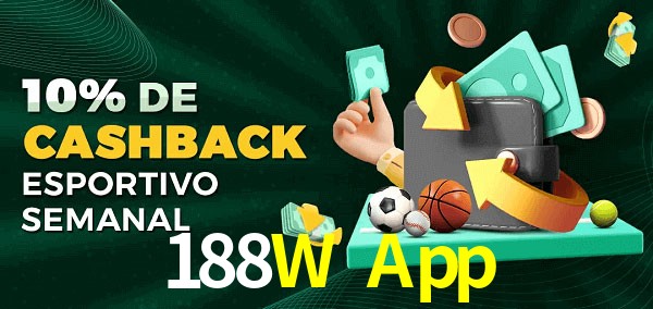 10% de bônus de cashback na 188W App